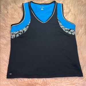 Tail Women's Tank Top - Black and Blue